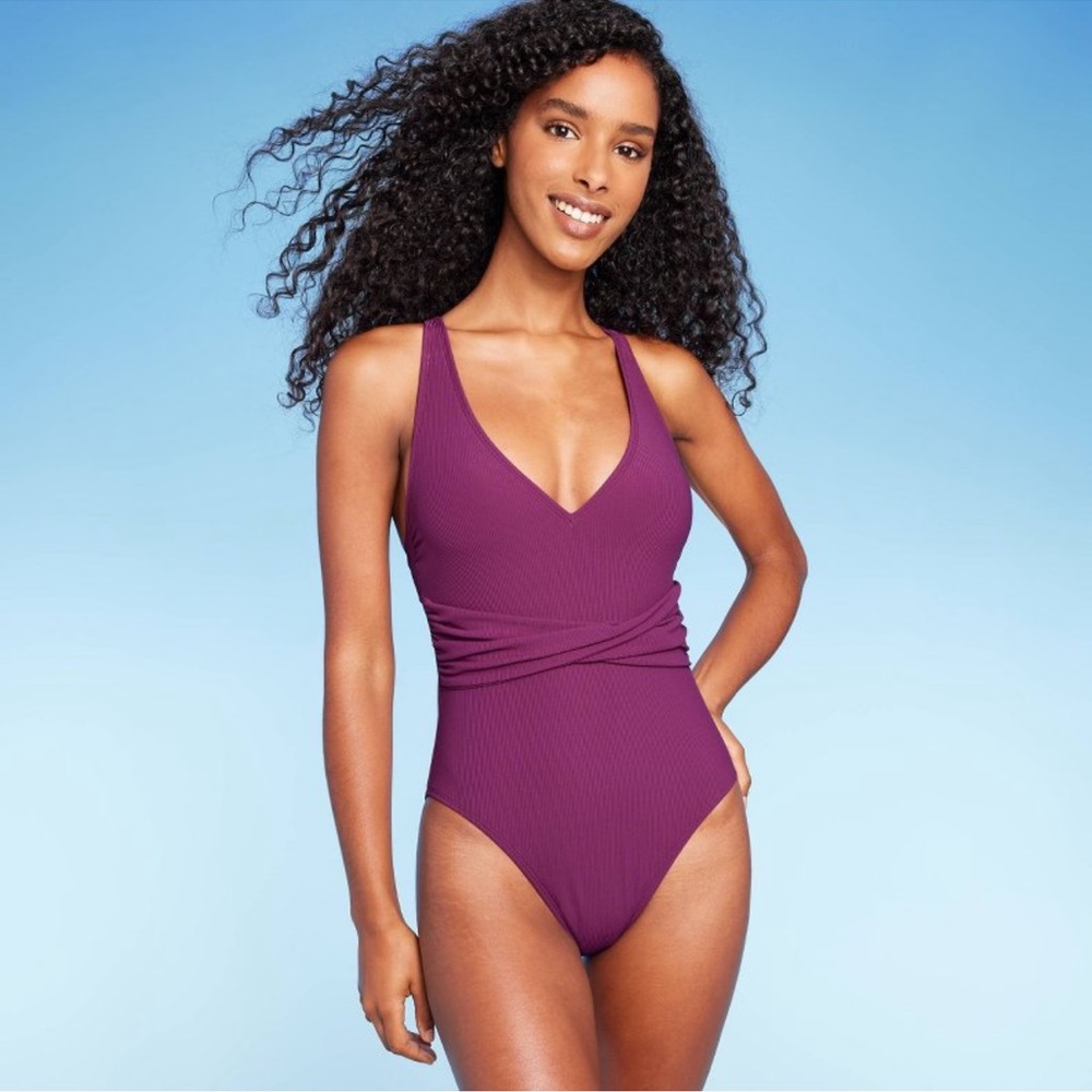 🌴RIBBED ONE PIECE SWIMSUIT